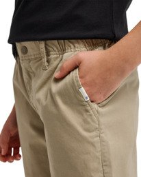 4 Regular Comfort - Pantalon chino pour Garçon 8-16 ans Beige ELBNP00133 Element