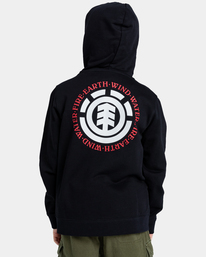 6 Seal - Felpa con cappuccio e zip da Ragazzo 8-16 Blue ELBSF00108 Element
