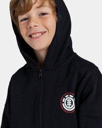 4 Seal - Felpa con cappuccio e zip da Ragazzo 8-16 Blue ELBSF00108 Element