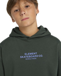 4 Skateboard - Sudadera con capucha para Chicos 8 - 16 años Negro ELBSF00163 Element