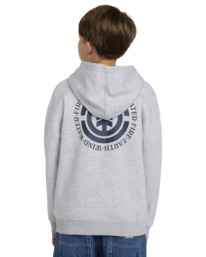 7 Seal - Zip-Up Hoodie for Boys 8 - 16 Gray ELBSF00165 Element