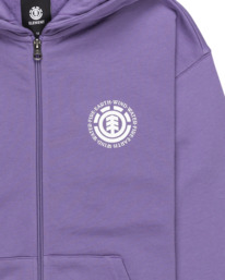 2 Seal BP - Full Zip Hoodie for Boys 8 - 16 Purple ELBSF00184 Element