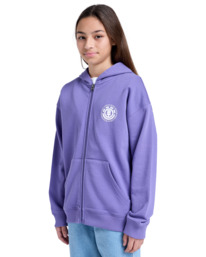 4 Seal BP - Hoodie mit durchgehendem Reißverschluss für Jungs 8 - 16 Violett ELBSF00184 Element