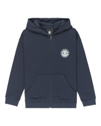 0 Seal Bp Y - Felpa con cappuccio e zip da Ragazzo 8-16 Blue ELBSF00199 Element