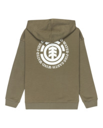 1 Seal Bp Y - Sweatshirt com capuz e fecho para Rapazes 8-16 Verde ELBSF00199 Element