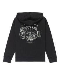 1 Aligator Y - Pull zippé à capuche pour Garçon 8-16 ans Bleu ELBSF00203 Element