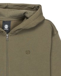 2 Aligator Y - Felpa con cappuccio e zip da Ragazzo 8-16 Green ELBSF00203 Element