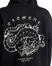 6 Aligator Y - Pull zippé à capuche pour Garçon 8-16 ans Bleu ELBSF00203 Element