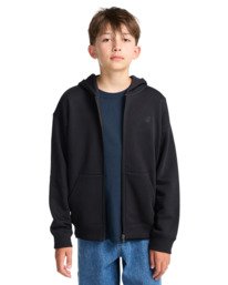 7 Aligator Y - Pull zippé à capuche pour Garçon 8-16 ans Bleu ELBSF00203 Element