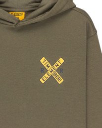 2 Timber Freight Train Po Y - Sweatshirt com capuz para rapazes 8-16 Verde ELBSF00206 Element