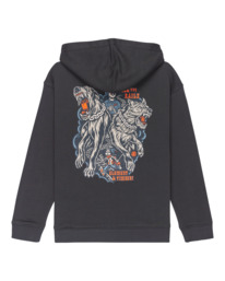1 Timber Guard Dogs Y - Pull zippé à capuche pour Garçon 8-16 ans Noir ELBSF00208 Element