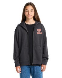 3 Timber Guard Dogs Y - Sweatshirt com capuz e fecho para rapazes 8-16 Preto ELBSF00208 Element