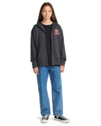 7 Timber Guard Dogs Y - Sweatshirt com capuz e fecho para rapazes 8-16 Preto ELBSF00208 Element