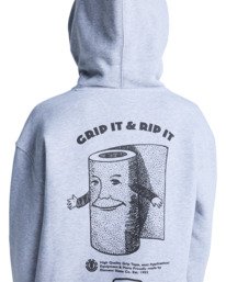 6 Grip It Po Y - Hoodie for Boys 8-16 Gray ELBSF00211 Element