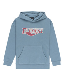 0 Curb Care Po Y - Felpa con cappuccio da Ragazzo 8-16 Blue ELBSF00213 Element