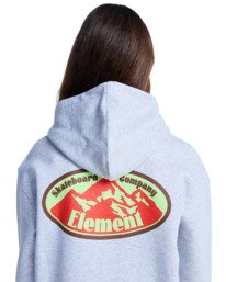 6 Epic Po Y - Felpa con cappuccio da Ragazzo 8-16 Gray ELBSF00214 Element