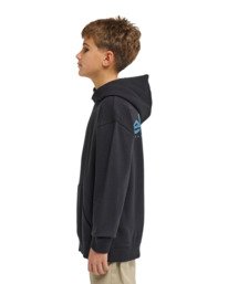 3 Lowcase - Felpa con cappuccio da Ragazzo 8-16 Blue ELBSF00219 Element