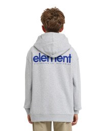 6 Lowcase - Felpa con cappuccio da Ragazzo 8-16 Gray ELBSF00219 Element