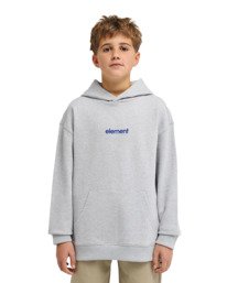 2 Lowcase - Felpa con cappuccio da Ragazzo 8-16 Gray ELBSF00219 Element