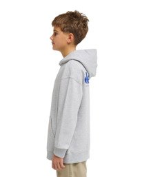 3 Lowcase - Felpa con cappuccio da Ragazzo 8-16 Gray ELBSF00219 Element