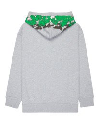 1 Horn - Sweat &agrave; capuche pour Gar&ccedil;on 8-16 ans Gris ELBSF00224 Element