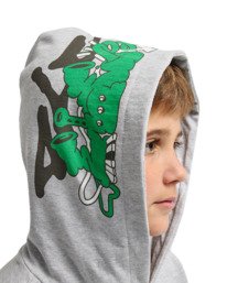5 Horn - Sweat &agrave; capuche pour Gar&ccedil;on 8-16 ans Gris ELBSF00224 Element