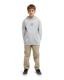 6 Horn - Sweat &agrave; capuche pour Gar&ccedil;on 8-16 ans Gris ELBSF00224 Element