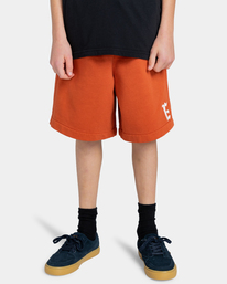 2 Cornell 3.0 - Bermuda Felpati da Ragazzo 8-16 Orange ELBWS00101 Element