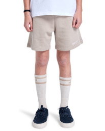 3 Cornell 90s 15.7" - Elastic Waist Walkshorts for Boys 8 - 16 Beige ELBWS00120 Element