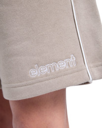 6 Cornell 90s 15.7" - Elastic Waist Walkshorts for Boys 8 - 16 Beige ELBWS00120 Element