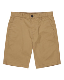 0 Howland Classic 17" - Chino Short voor Jongens 8-16 Green ELBWS00121 Element