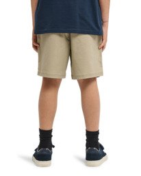 6 Regular Ewaist - Short chino pour Gar&ccedil;on 8-16 ans Beige ELBWS00123 Element