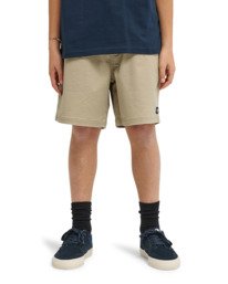 2 Regular Ewaist - Short chino pour Gar&ccedil;on 8-16 ans Beige ELBWS00123 Element