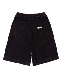 1 Big - Bermuda di Velluto da Ragazzo 8-16 Black ELBWS00124 Element