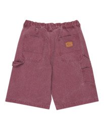 1 Big - Bermuda con taglio da lavoro da Ragazzo 8-16 Purple ELBWS00125 Element