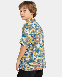 3 Thalweg - Short Sleeve Shirt for Boys 8-16 Beige ELBWT00102 Element