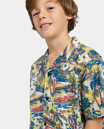 4 Thalweg - Short Sleeve Shirt for Boys 8-16 Beige ELBWT00102 Element