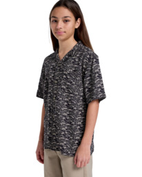 4 The Doers - Short Sleeves Shirt for Boys 8 - 16 Black ELBWT00112 Element