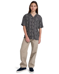 6 The Doers - Short Sleeves Shirt for Boys 8 - 16 Black ELBWT00112 Element