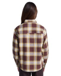 8 All Season 1Pkt Y - Camisa de manga larga para chicos 8-16 Marron ELBWT00113 Element