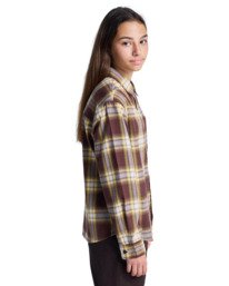 4 All Season 1Pkt Y - Camisa de manga larga para chicos 8-16 Marron ELBWT00113 Element
