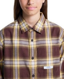 5 All Season 1Pkt Y - Camisa de manga larga para chicos 8-16 Marron ELBWT00113 Element