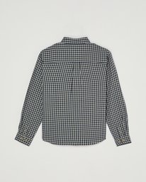 1 Button Down Regular Flannel Blau ELBWT00118 Element