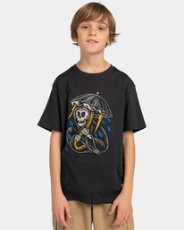 2 Element x Timber Inside Weather - T-shirt pour Garçon 8-16 ans Noir ELBZT00124 Element