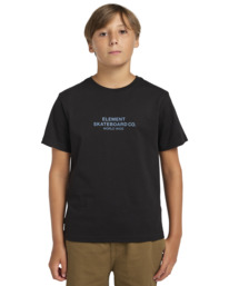 2 Skateboard Co - Short Sleeves T-shirt for Boys 8 - 16 Blue ELBZT00200 Element