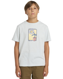 2 Happy Faceplant - Short Sleeves T-shirt for Boys 8 - 16 Grey ELBZT00203 Element