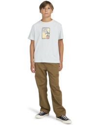 4 Happy Faceplant - Short Sleeves T-shirt for Boys 8 - 16 Grey ELBZT00203 Element