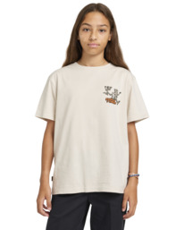 2 The Chase - T-shirt met Korte mouw voor Jongens 8-16 Beige ELBZT00206 Element