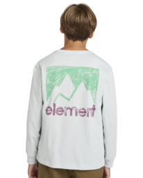 6 Joint Scribble - Longsleeve für Jungs 8 - 16 Grau ELBZT00210 Element