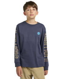 2 Peaks Box - Long Sleeves T-shirt for Boys 8 - 16 Blue ELBZT00211 Element